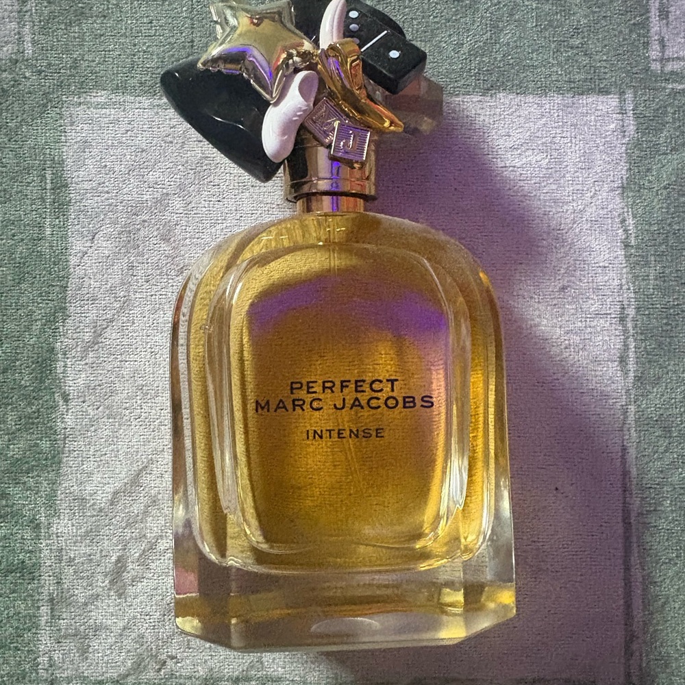Marc Jacobs Perfect Intense Perfume with Gold and Black Accents
